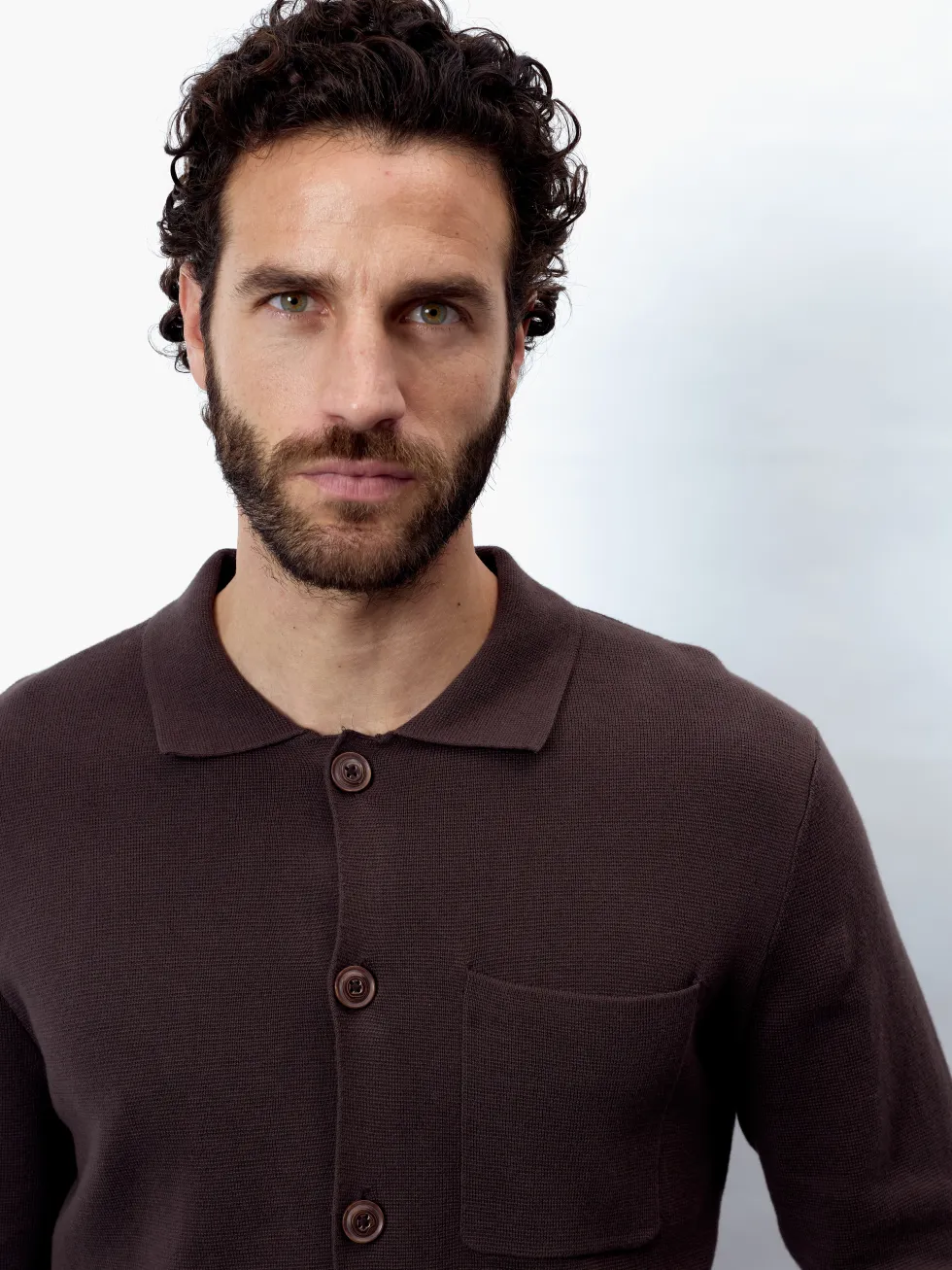 NICLAS - Langarm Herren Overshirt, gestrickt